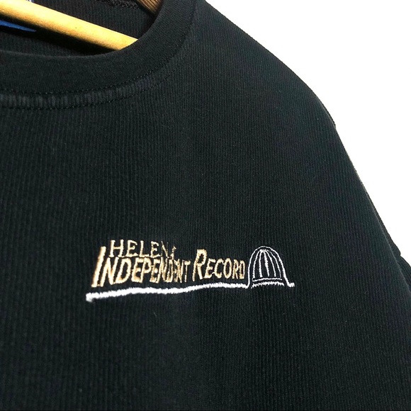 Vintage Made in USA Black Crew Embroidered Shirt - Picture 3 of 4